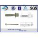 Square Head / Rectangle Head  Railway Sleeper Screws / Rail Screw Nail For Rail Track