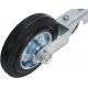 Carbon Steel Swivel Mount Rolling Gate Wheel for Sustainable Rubber Sliding Gates