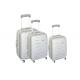 4 Wheel Iron Frame Hard Case Carry On Luggage Set Of 3 Plastic Handle Supported