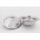 28cm Popular design home goods cheap stainless steel basin set soup bowl wash basin with lid
