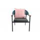 Modern Leisure Patio Furniture OEM Metal Structure Armchair For Outdoor
