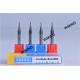 Upto HRC50 AlTiN Coating , 1mm to 4mm Square End Mill , 4 Flute , Carbide end mill , Grain Size 0.8UM ,