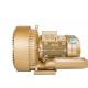Three Phase Regenerative Air Blower , High Pressure Ring Blower In Gold Color