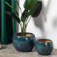 New Design Modern Home Balcony Succulent Cactus Pot Garden Indoor Outdoor Round Ceramic Flower Pant Pots