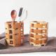 Kitchen Spoon Fork Bamboo Display Unit / Bamboo Chopstick Holder Portable
