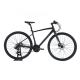 700*35C Tire Flat Bar Adventure Bike with Ordinary Pedal and Aluminum Fork Material