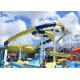 Mix Color Outside Fiberglass Custom Water Slides With One Year Wanranty