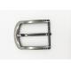 3.5cm Width Replacement Belt Buckle Embossed Gunmetal Brush Color 33g
