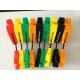 Colorful Safety Plastic Working Glove Guard Clip , Glove Holder Clip