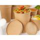 Moisture Resistant Kraft Paper Soup Cup 480ml Food Grade Eco-Friendly