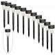 12 Pcs 11 Pack IP44 13.4inch Solar Garden Pathway Lights