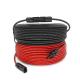 DC Solar Electric Cable Roll / Drum Black / Red For Solar Panel / Inverter