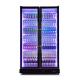 Popular Commercial Soft Drink Display Cooler With Tricolor LED Light