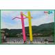 One Legged Air Dancer Holiday Decorations Red / Yellow Inflatable Tube Man Commercial Dancing Air Man