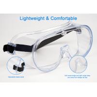 PVC PC Medical Safety Glasses Eye Effective Protection Lightweight Comfortable