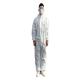 Disease Protection Disposable Chemical Coveralls Bunny Type PPE Breathable White