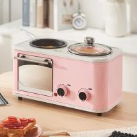 3 In 1 Automatic Breakfast Maker Machine Coffee Frying Pan Mini Oven