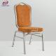 OEM ODM Steel Banquet Chairs Molded Sponge Regular Height 6cm Flexible Back