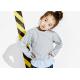 Two Piece Grey Kids Girls Clothes Size 12 Girls Cotton Shirt Customized Size