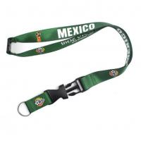 Cheap Custom Logo Printed Nylon Linking Woven Lanyard With Special Hook