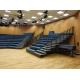 Wall Attached Unit Retractable Bleacher Seating Gym Sport Hall Application
