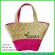 LUDA colored straw handbag wholesale wheat straw tote bags for lady