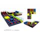 Amazing Colorful 728M2 Big Indoor Trampoline Park Equipment with Dodge Ball