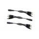 One Point Three Way 24 Wire Overmolded Cable Assemblies