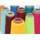 Colourful Sewing Thread Yarn , Single / Double Plys Polyester Staple Yarn