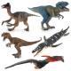 Educational Plastic Dinosaur Figure Set Includes 5 Dinosaur Species Encourages Imaginative Play