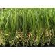 Soft Durable Outdoor Artificial Grass Lawns S Shaped 20mm - 45mm Pile Height