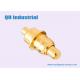 Spring Load Pin, Pogo Pin, Customized Brass Vertical Type SMA SMT Gold Plating