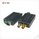 12G SDI To Fiber Converter Non Compression Broadcast Level Transmission With Tally / RS485