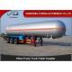 59.7 M3 LPG Tank Trailer Pressure Vessel Three Axles Trailer 25 Ton Capacity