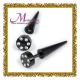 2012 new shiny black stainless steel kinds of body piercings jewellery for ladies BJ25