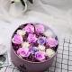 2020 New Design Romantic Valentines′ Day Gift Preserved Roses Flower 12 Roses in Round Gift Box for Wife or Girlfriend