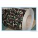 HDP Coating Prepainted Galvalume Steel Coil Camouflage Color High Chemical Resistance