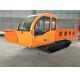 High Performance Track Crawler Transporter , Compact Hydraulic Mini Dumper