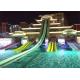 Outdoor Aqua Play Adult Swimming Pool Spiral Water Slides