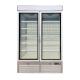 Vertical Glass Door Merchandiser Freezer With LED Cabinet Lights