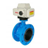 Al Alloy DC24V Electric Flanged Butterfly Valve with CSA / CE / UL