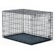 Collapsible Live Animal Pet Cages with Plastic Tray Iron Kennel Cage Dog Cat Pet Cages