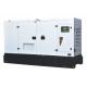 White 18kw-80kw Water-cooled Canopy Generator Set withHigh Rated Voltage and IP23 Protection Grade