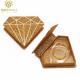 Cardboard Cosmetic Packaging Boxes / Diamond Eyelash Packaging ISO9001