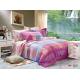 Double Size Cotton Fitted Sheet Bedding Sets Environmental Friendly Super Soft