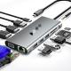 Usb Type C Hub Hdmi 4k 60hz USB C Docking Station 10Gbps Transfer Rate Supports