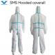 Vastprotect CE Type5 6 Waterproof Anti-Static Coveralls with Strip Customized Request