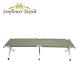190x64x42cm Foldable Camping Bed 600D Oxford Cloth Green Military For Adults