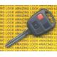 toyota replacement auto remote control keys with high rigidity