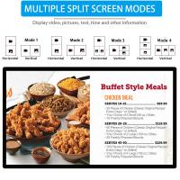 Commercial Wall Mount 18.5 Inch LCD Digital Signage With Interactive Touch Screen